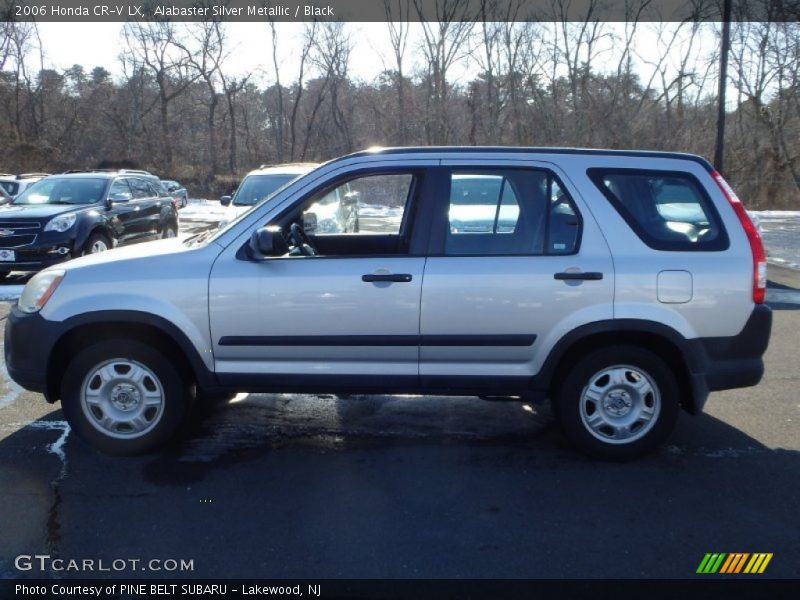 Alabaster Silver Metallic / Black 2006 Honda CR-V LX