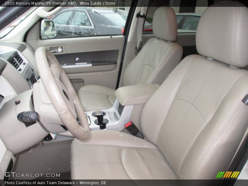 White Suede / Stone 2010 Mercury Mariner V6 Premier 4WD