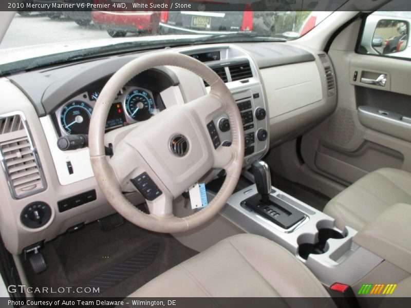 White Suede / Stone 2010 Mercury Mariner V6 Premier 4WD