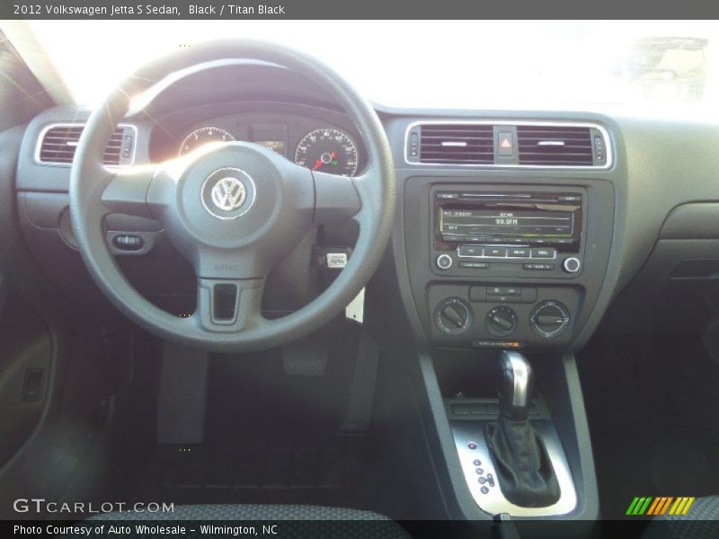 Black / Titan Black 2012 Volkswagen Jetta S Sedan