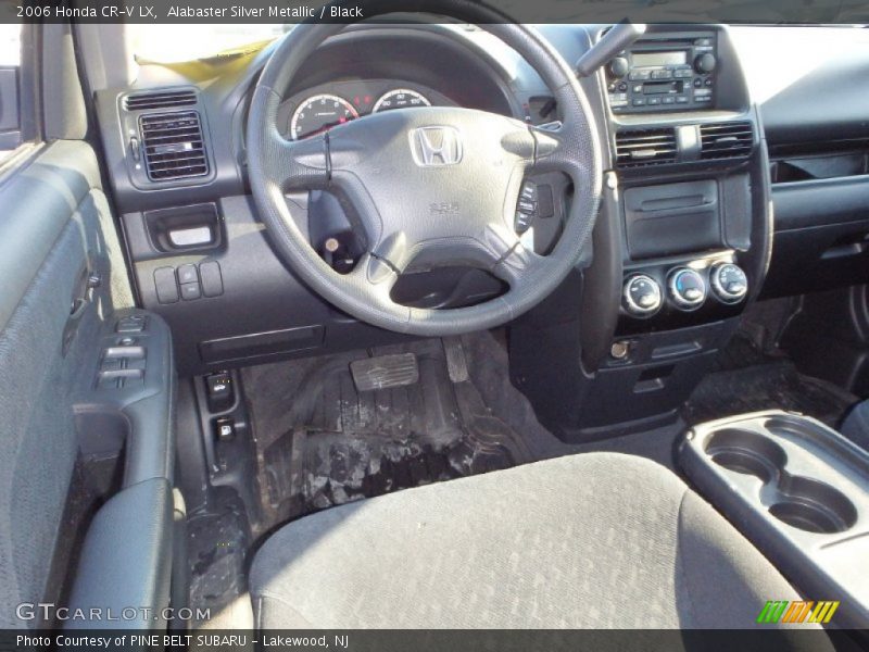 Alabaster Silver Metallic / Black 2006 Honda CR-V LX