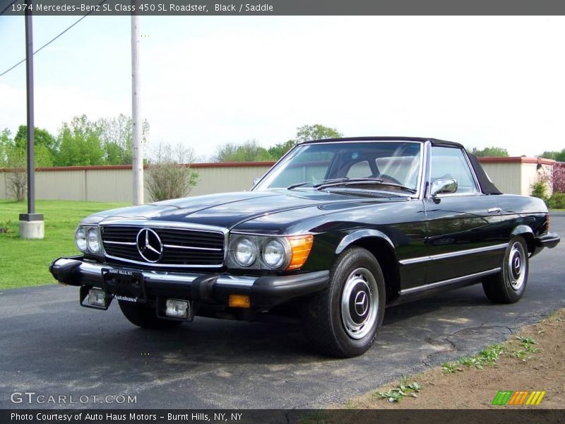 Black / Saddle 1974 Mercedes-Benz SL Class 450 SL Roadster