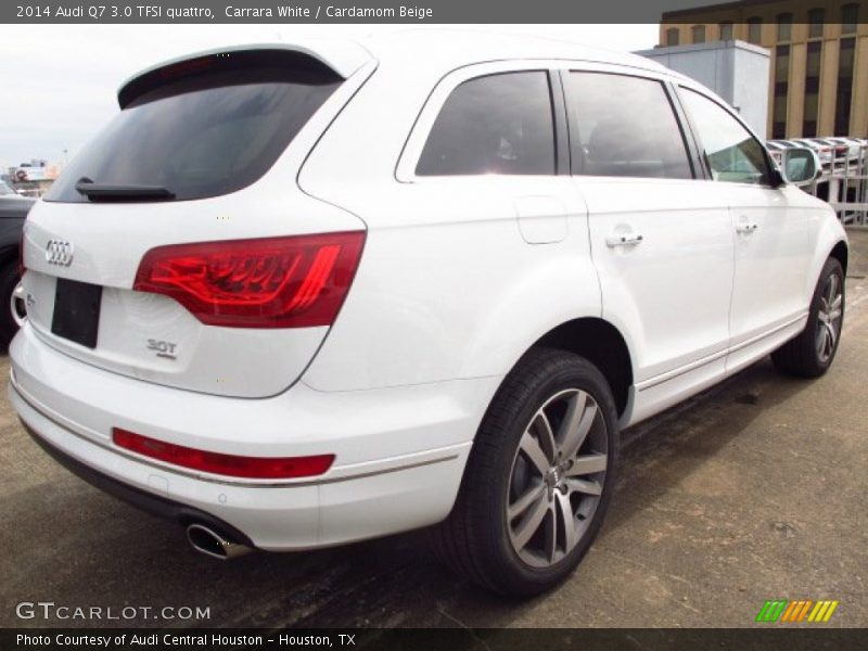 Carrara White / Cardamom Beige 2014 Audi Q7 3.0 TFSI quattro