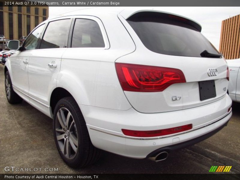 Carrara White / Cardamom Beige 2014 Audi Q7 3.0 TFSI quattro