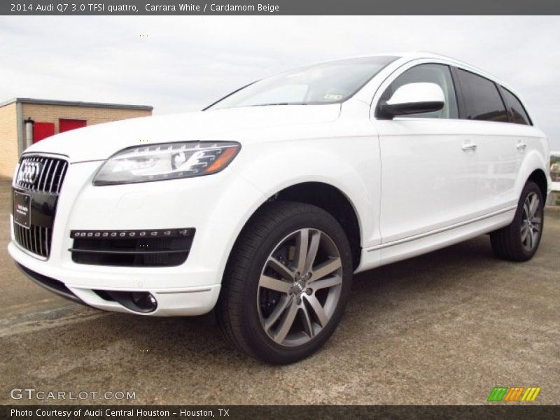 Carrara White / Cardamom Beige 2014 Audi Q7 3.0 TFSI quattro