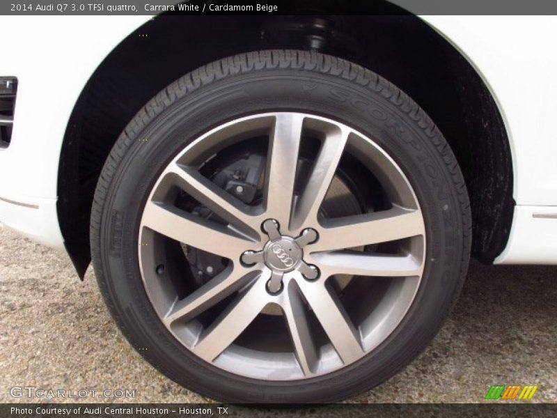 Carrara White / Cardamom Beige 2014 Audi Q7 3.0 TFSI quattro