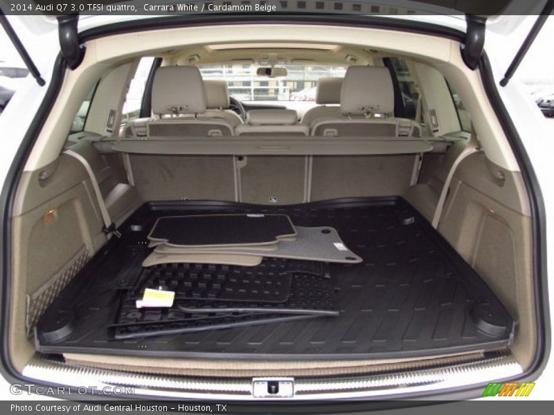Carrara White / Cardamom Beige 2014 Audi Q7 3.0 TFSI quattro