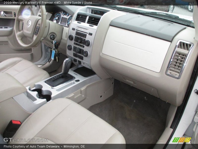 White Suede / Stone 2010 Mercury Mariner V6 Premier 4WD