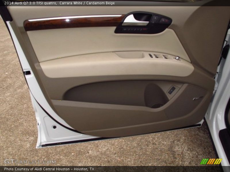 Carrara White / Cardamom Beige 2014 Audi Q7 3.0 TFSI quattro