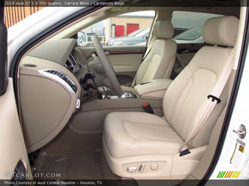 Carrara White / Cardamom Beige 2014 Audi Q7 3.0 TFSI quattro