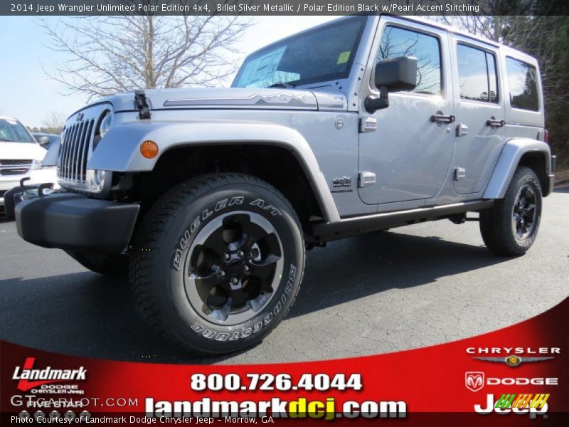 Billet Silver Metallic / Polar Edition Black w/Pearl Accent Stitching 2014 Jeep Wrangler Unlimited Polar Edition 4x4