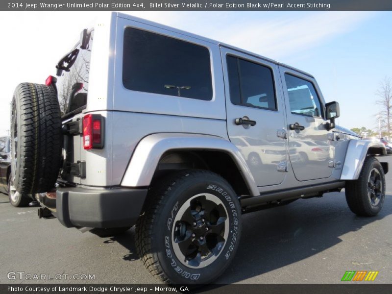 Billet Silver Metallic / Polar Edition Black w/Pearl Accent Stitching 2014 Jeep Wrangler Unlimited Polar Edition 4x4