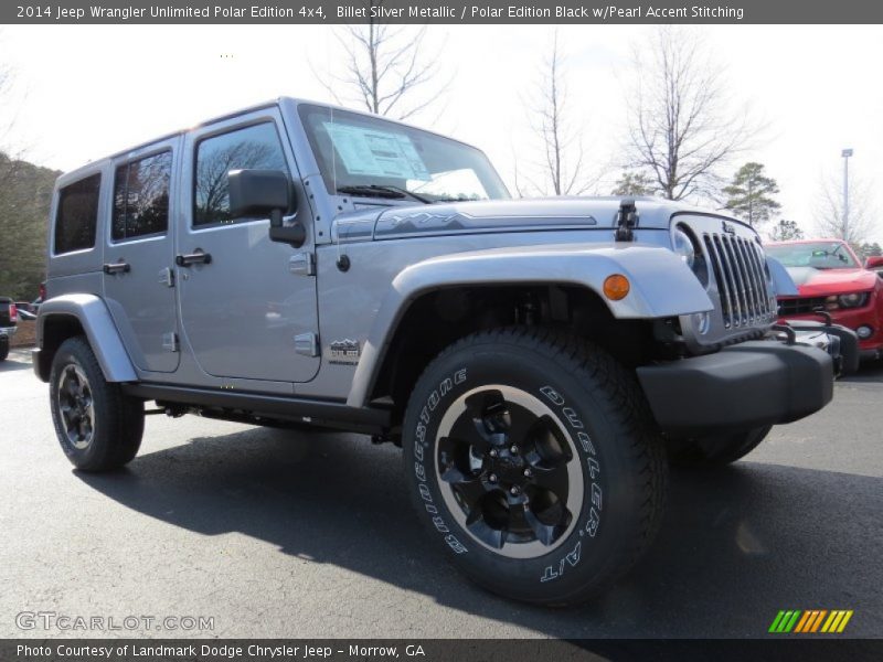 Billet Silver Metallic / Polar Edition Black w/Pearl Accent Stitching 2014 Jeep Wrangler Unlimited Polar Edition 4x4