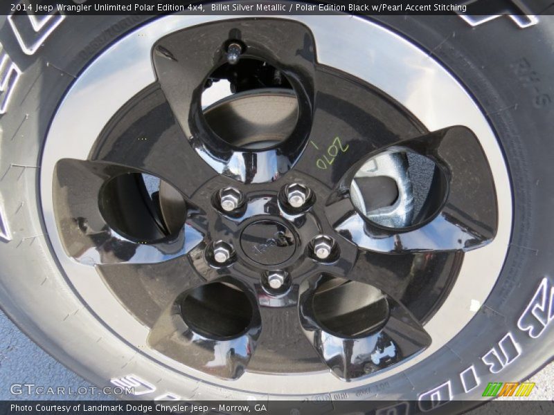 Billet Silver Metallic / Polar Edition Black w/Pearl Accent Stitching 2014 Jeep Wrangler Unlimited Polar Edition 4x4