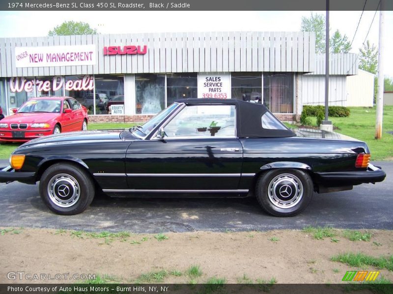 Black / Saddle 1974 Mercedes-Benz SL Class 450 SL Roadster