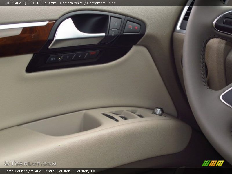 Carrara White / Cardamom Beige 2014 Audi Q7 3.0 TFSI quattro