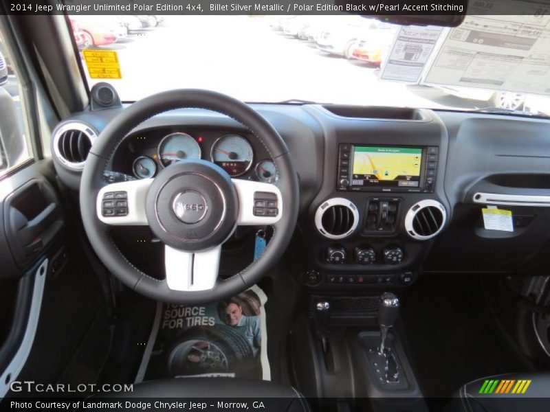 Billet Silver Metallic / Polar Edition Black w/Pearl Accent Stitching 2014 Jeep Wrangler Unlimited Polar Edition 4x4
