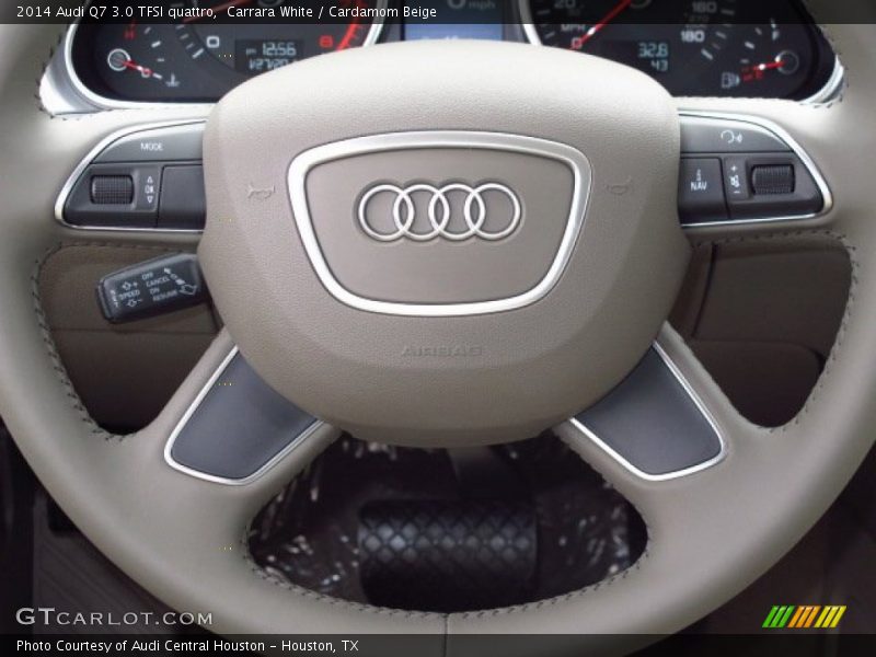 Carrara White / Cardamom Beige 2014 Audi Q7 3.0 TFSI quattro