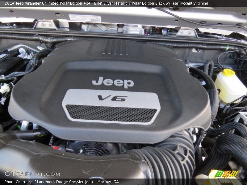 Billet Silver Metallic / Polar Edition Black w/Pearl Accent Stitching 2014 Jeep Wrangler Unlimited Polar Edition 4x4