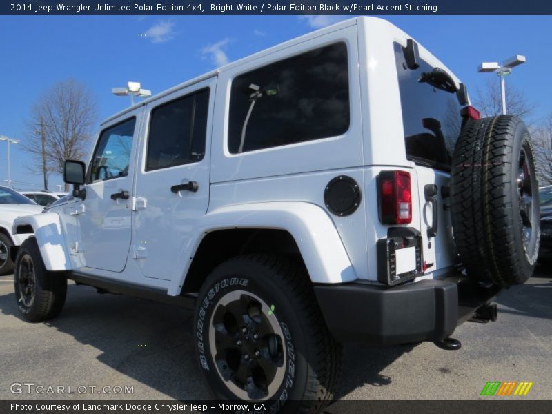 Bright White / Polar Edition Black w/Pearl Accent Stitching 2014 Jeep Wrangler Unlimited Polar Edition 4x4