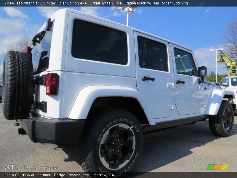 Bright White / Polar Edition Black w/Pearl Accent Stitching 2014 Jeep Wrangler Unlimited Polar Edition 4x4