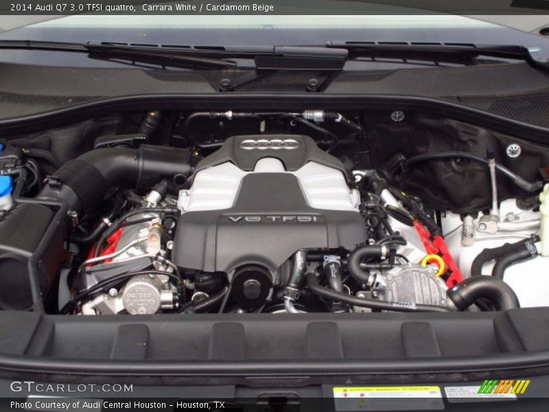 Carrara White / Cardamom Beige 2014 Audi Q7 3.0 TFSI quattro
