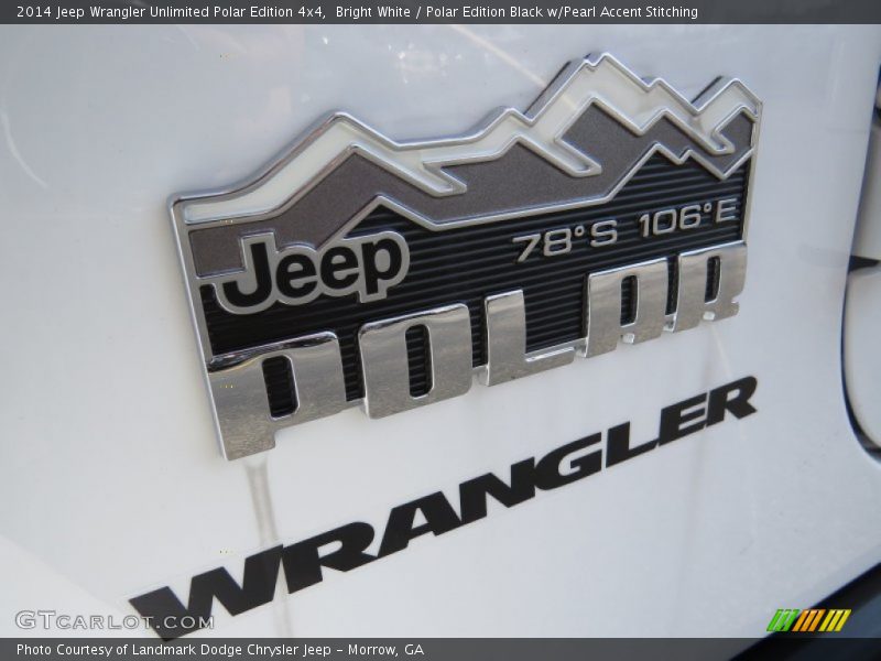 Bright White / Polar Edition Black w/Pearl Accent Stitching 2014 Jeep Wrangler Unlimited Polar Edition 4x4