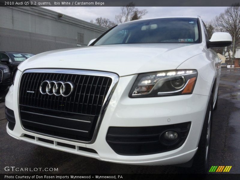 Ibis White / Cardamom Beige 2010 Audi Q5 3.2 quattro