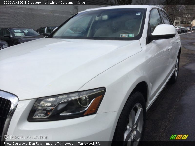 Ibis White / Cardamom Beige 2010 Audi Q5 3.2 quattro