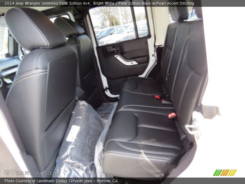 Bright White / Polar Edition Black w/Pearl Accent Stitching 2014 Jeep Wrangler Unlimited Polar Edition 4x4