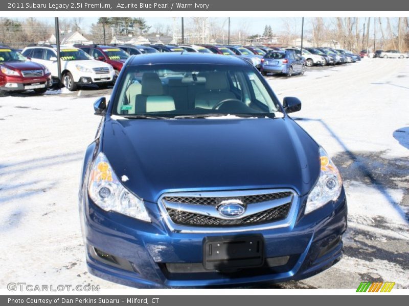 Azurite Blue Pearl / Warm Ivory 2011 Subaru Legacy 2.5i Premium