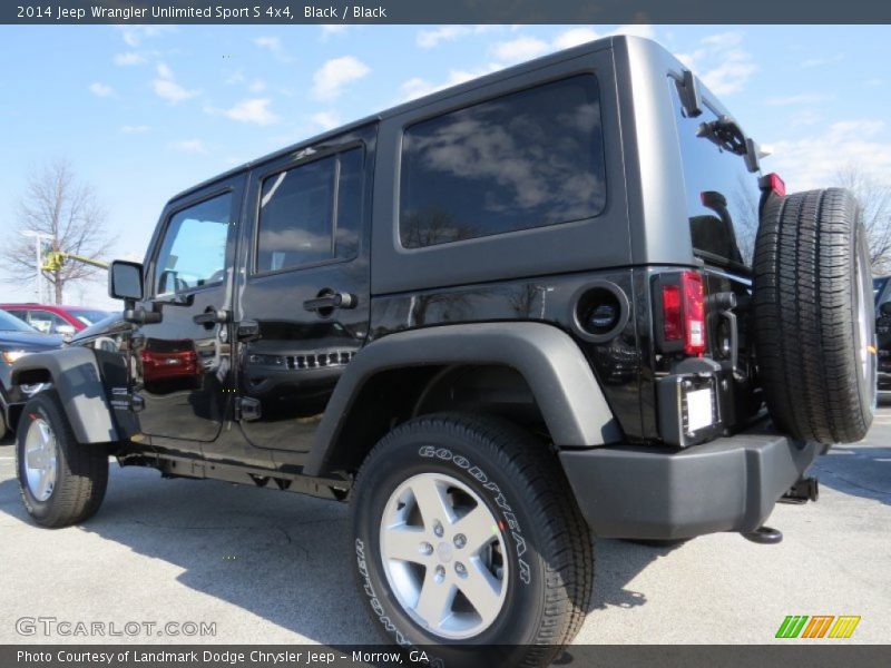 Black / Black 2014 Jeep Wrangler Unlimited Sport S 4x4