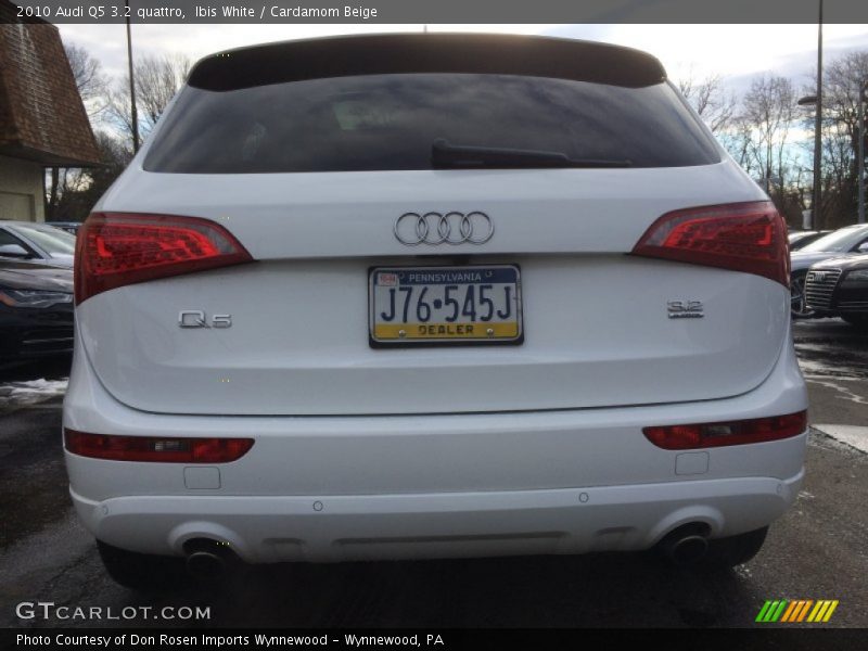 Ibis White / Cardamom Beige 2010 Audi Q5 3.2 quattro