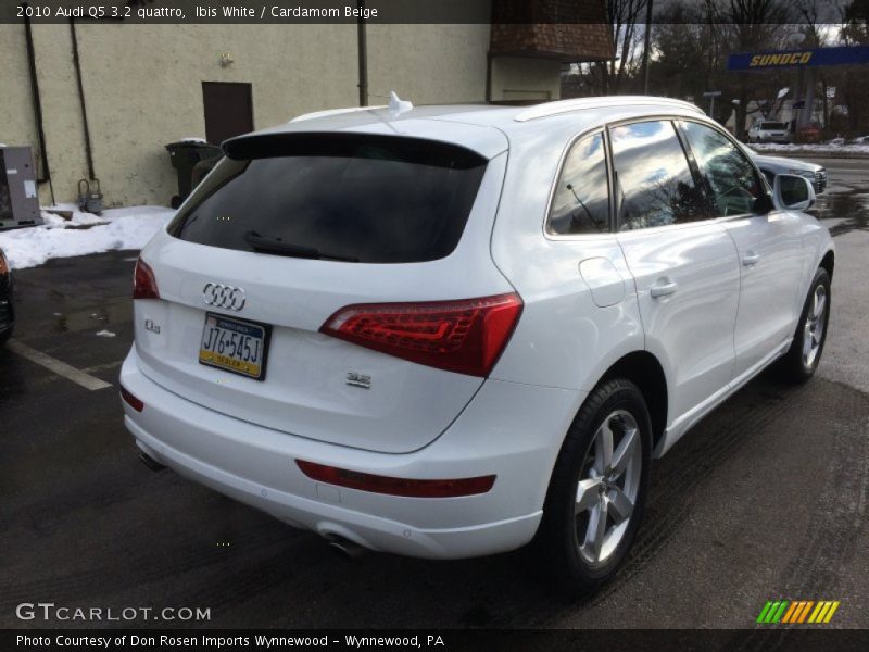 Ibis White / Cardamom Beige 2010 Audi Q5 3.2 quattro