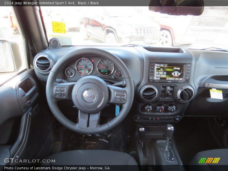Black / Black 2014 Jeep Wrangler Unlimited Sport S 4x4