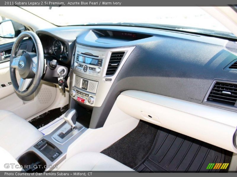 Azurite Blue Pearl / Warm Ivory 2011 Subaru Legacy 2.5i Premium