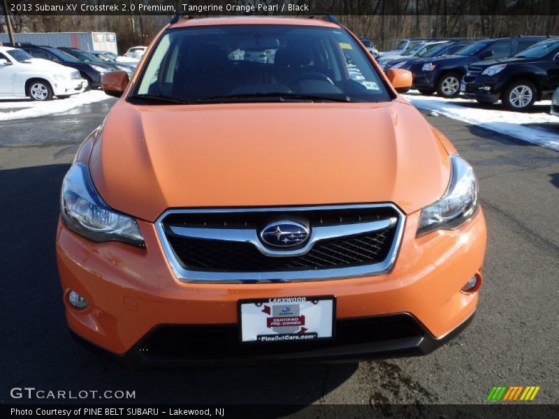 Tangerine Orange Pearl / Black 2013 Subaru XV Crosstrek 2.0 Premium