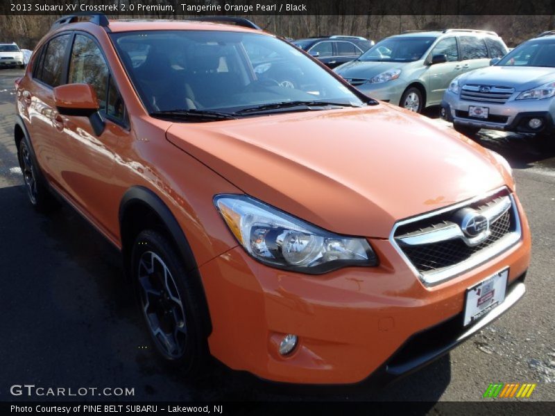 Tangerine Orange Pearl / Black 2013 Subaru XV Crosstrek 2.0 Premium