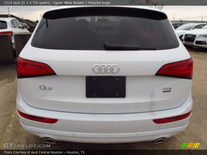 Glacier White Metallic / Pistachio Beige 2014 Audi Q5 3.0 TDI quattro