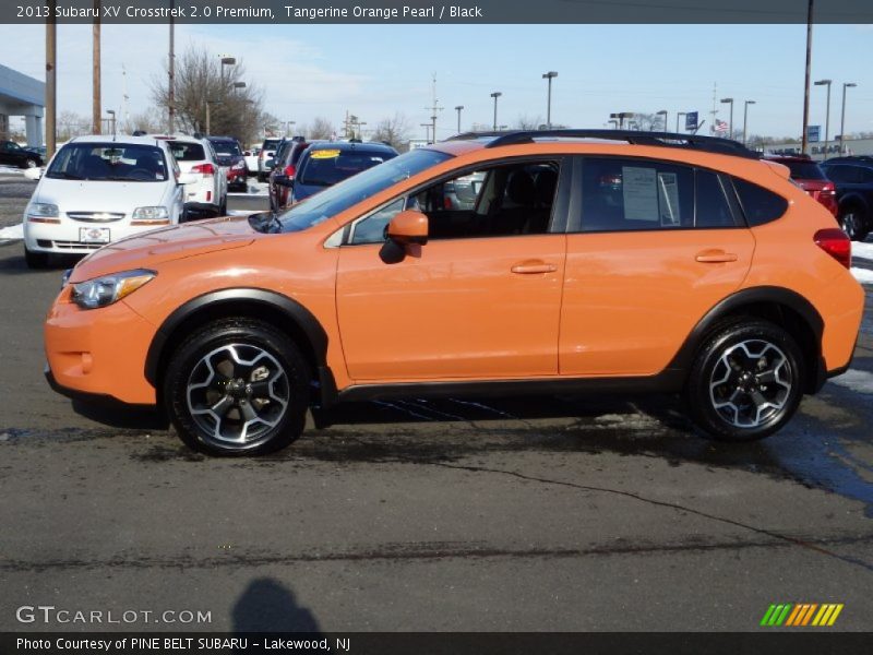 Tangerine Orange Pearl / Black 2013 Subaru XV Crosstrek 2.0 Premium