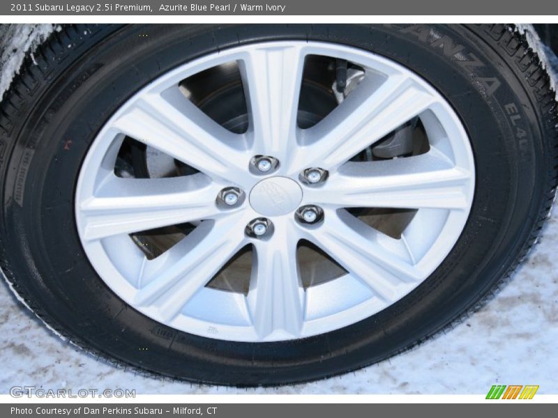 Azurite Blue Pearl / Warm Ivory 2011 Subaru Legacy 2.5i Premium