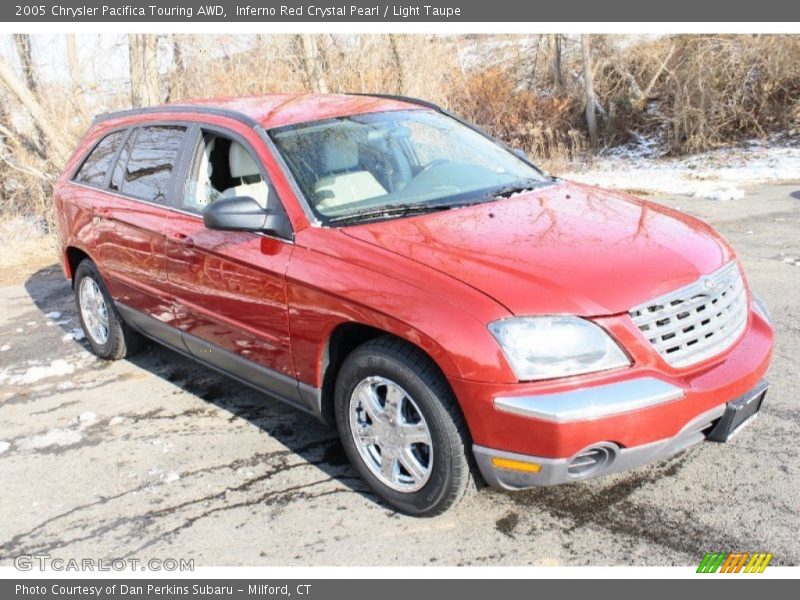 Inferno Red Crystal Pearl / Light Taupe 2005 Chrysler Pacifica Touring AWD