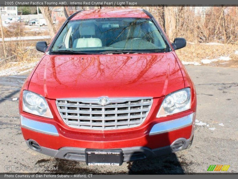 Inferno Red Crystal Pearl / Light Taupe 2005 Chrysler Pacifica Touring AWD