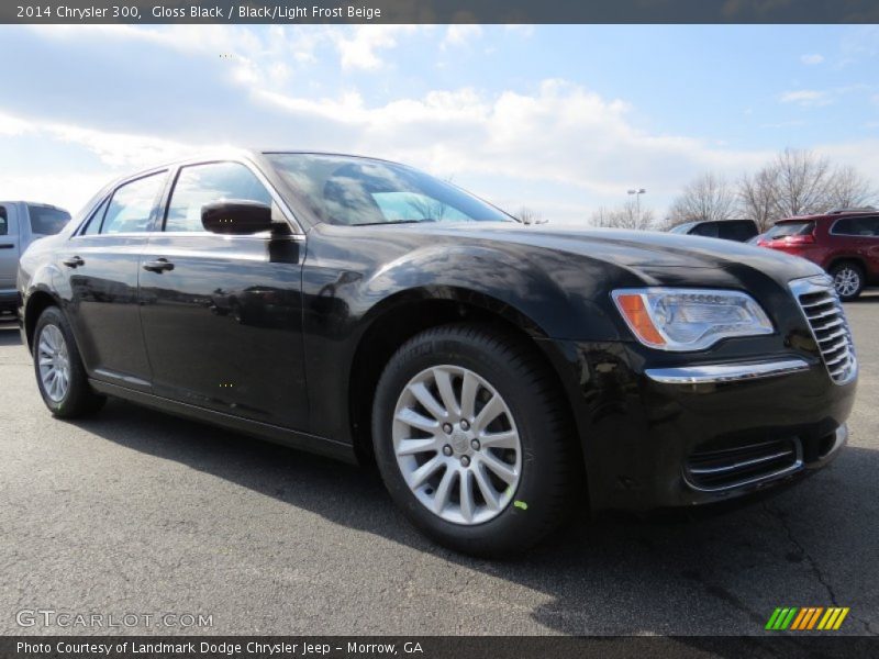 Gloss Black / Black/Light Frost Beige 2014 Chrysler 300