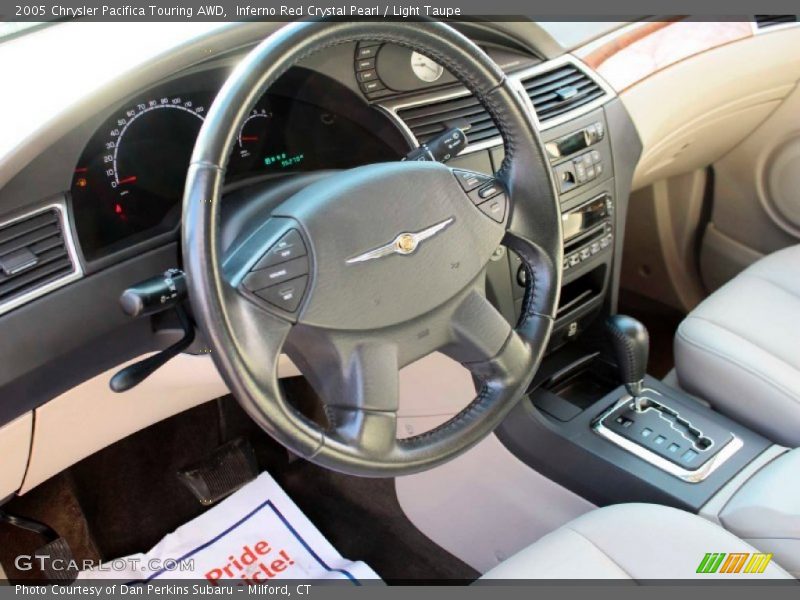 Inferno Red Crystal Pearl / Light Taupe 2005 Chrysler Pacifica Touring AWD