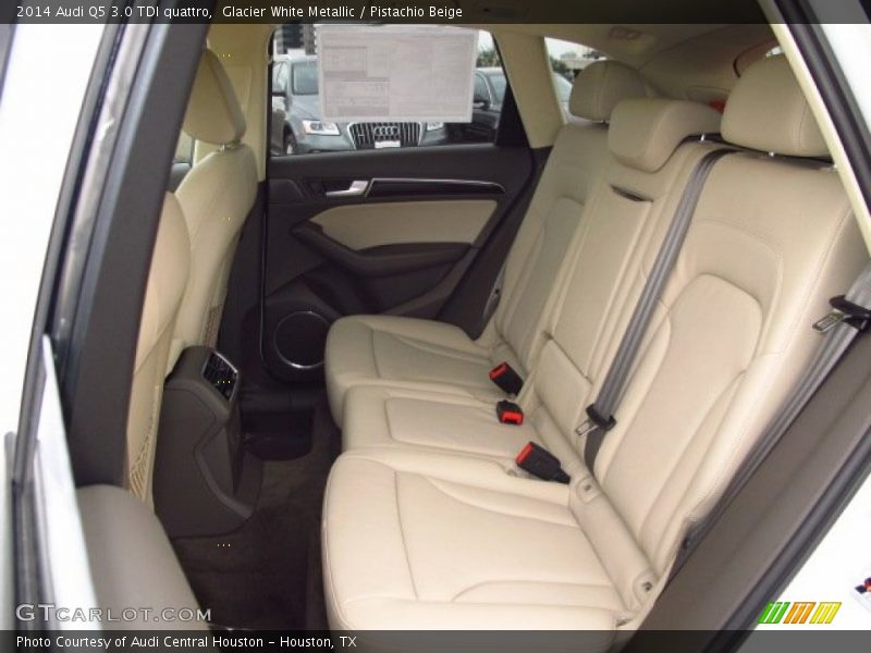 Glacier White Metallic / Pistachio Beige 2014 Audi Q5 3.0 TDI quattro