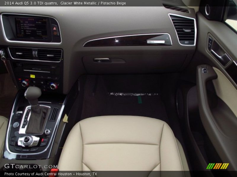 Glacier White Metallic / Pistachio Beige 2014 Audi Q5 3.0 TDI quattro