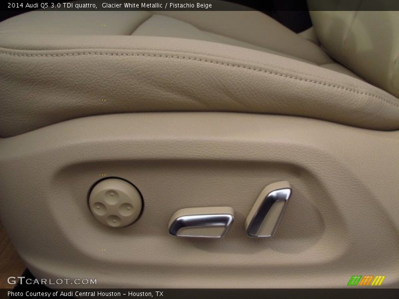 Glacier White Metallic / Pistachio Beige 2014 Audi Q5 3.0 TDI quattro