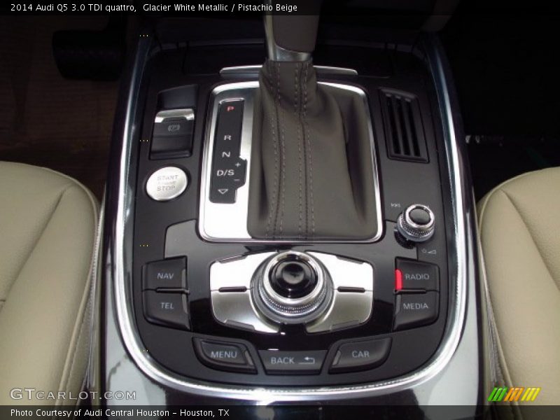Glacier White Metallic / Pistachio Beige 2014 Audi Q5 3.0 TDI quattro
