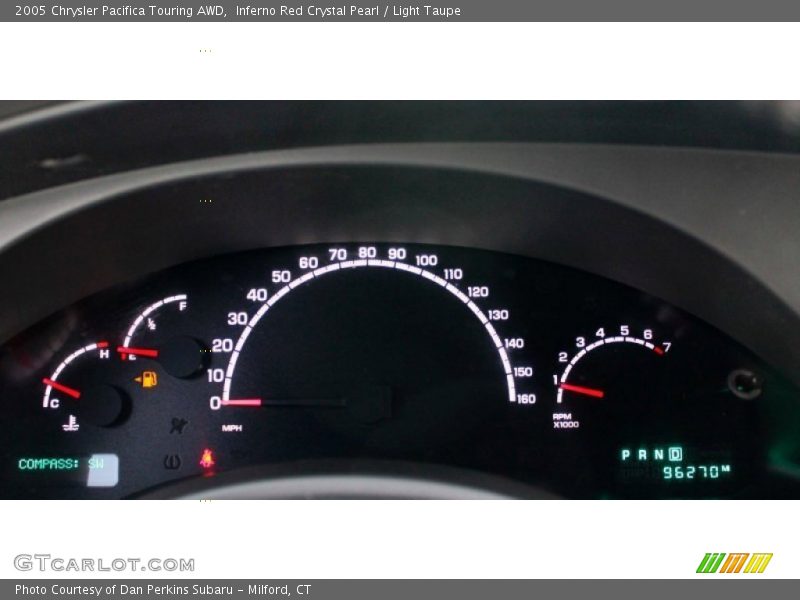 Inferno Red Crystal Pearl / Light Taupe 2005 Chrysler Pacifica Touring AWD